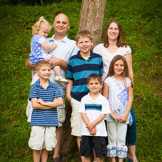 Family Photoshoot with the Carbones