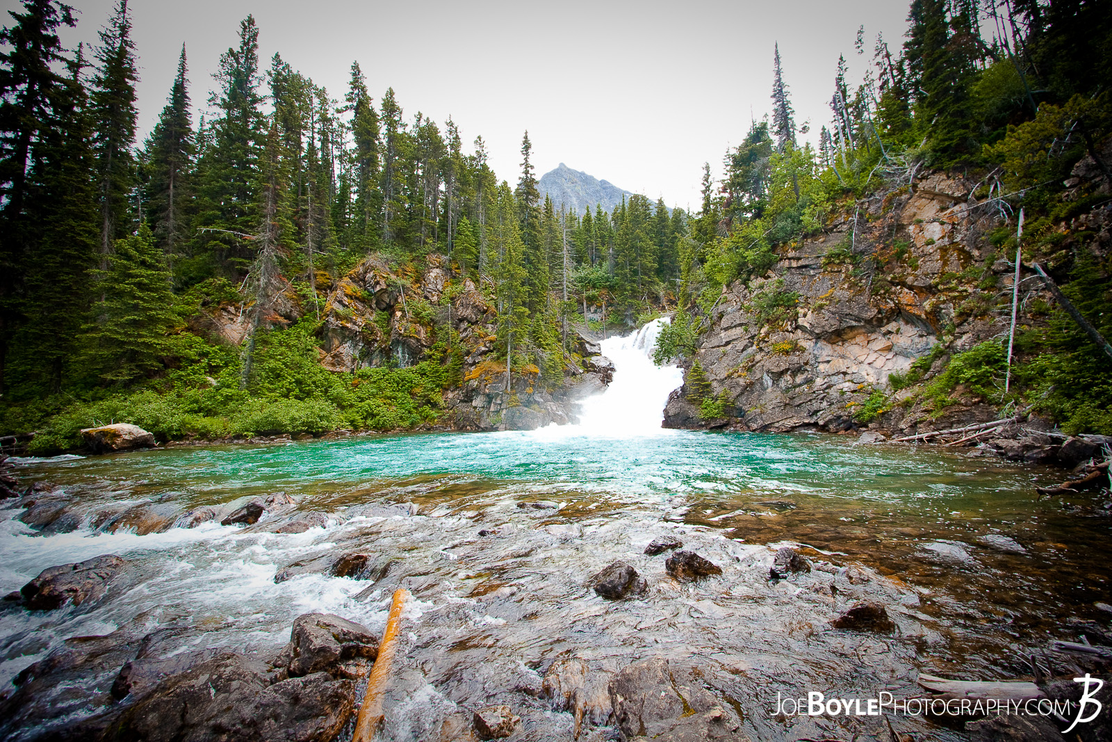 This waterfall was a little bit off of the trail but we stopped here for a short rest before moving on with the hike. We we're fortunate to be able to stop beside such a beautiful site in nature! 