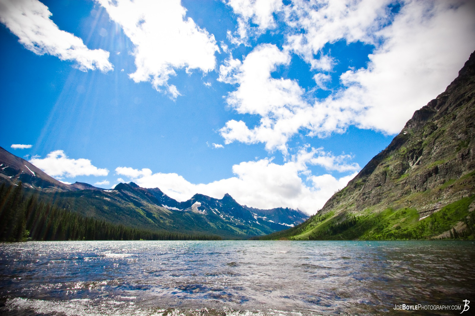  A wide shot of one of the lakes that we camped near one night. 