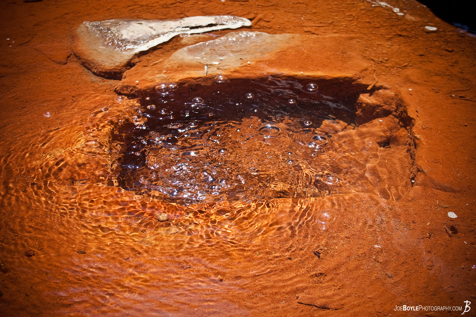  While I was hiking the John Muir Trail we ran into some Natural Springs. This specific one was very close to Rainbow Falls & The Devil's Postpile. 