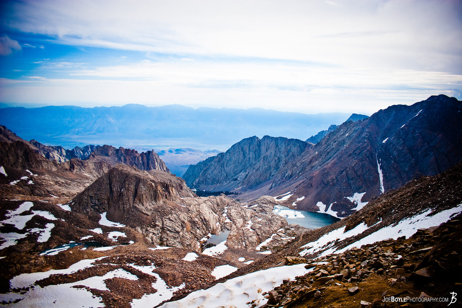  On the descent from Mt. Whitney their were several other short mountain ranges in view. 