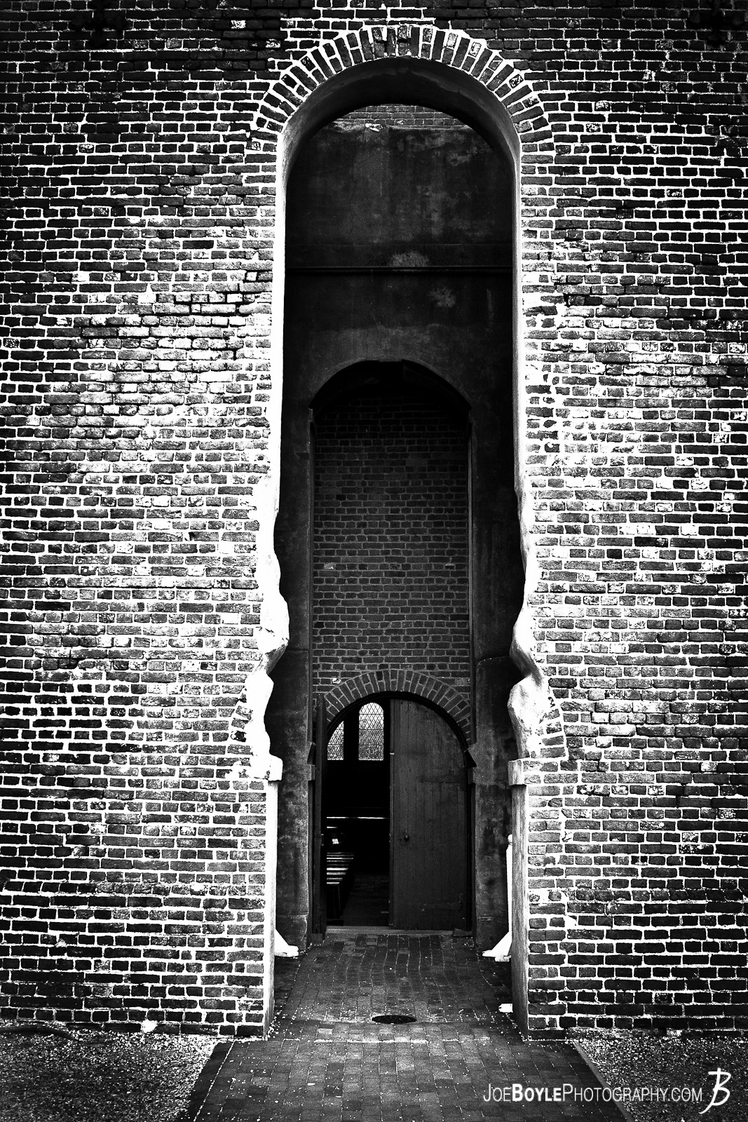  I was on a visit down in Virginia and I spend some time in historic Jamestown. I was able to capture a few images and I particularly like this one of the church that was there. This church was in fact the third church in Jamestown as the first one burned down and I believe the second one did too, but don't quote me on that! 