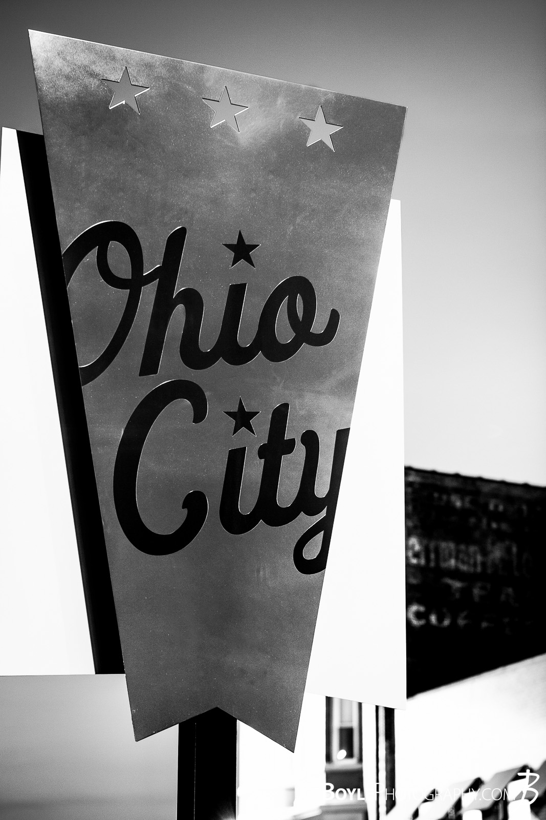  A very cool and artsy sign showcasing one of Cleveland's most popular and growing areas, Ohio City! Full of great food, restaurants and artsy shops, Ohio City has something to offer to everyone! 