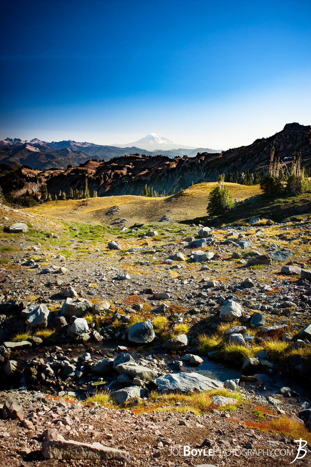  On our way to the Indian Bar campsite we crossed over the Panhandle Gap. On our way we were able to see some great views of Mount Adams. 
