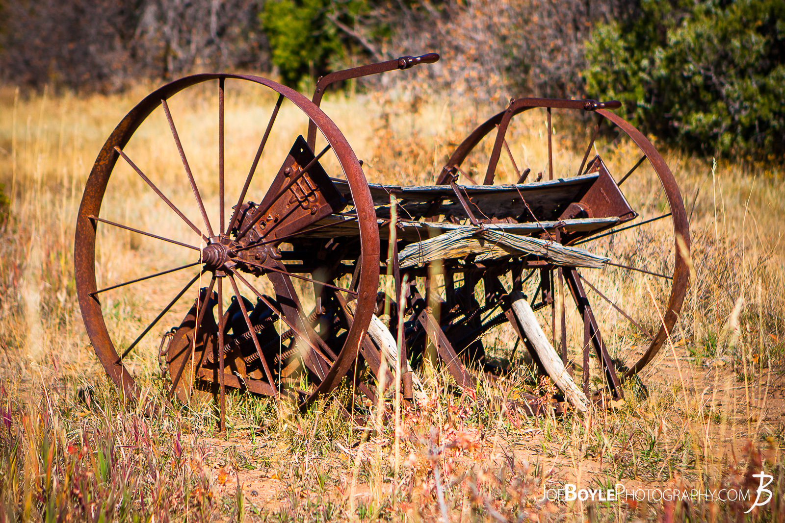  This is a photo of abandoned farming equipment on the West Rim Trail in Zion National Park. This was near or on our way to the Lava Point Overlook. I thought it was so strange that this abandoned piece of farming equipment was still here. I'm not sure weather to call it a tractor, a cart, a tiller or a plow but I do wonder at it's story! Who left it behind and why? What did they farm with it and what was life like during the time of it's use? I'm imagining and hoping it was simpler life (yet probably more difficult life speaking of a labor intensive period of time). I hoping it was used in a time where people were more connected to the land and beauty around them in the every day!  Here are some links to more articles and hiking info about the West Rim Trail and hiking trails in Zion National Park and a Map of Zion National Park. 