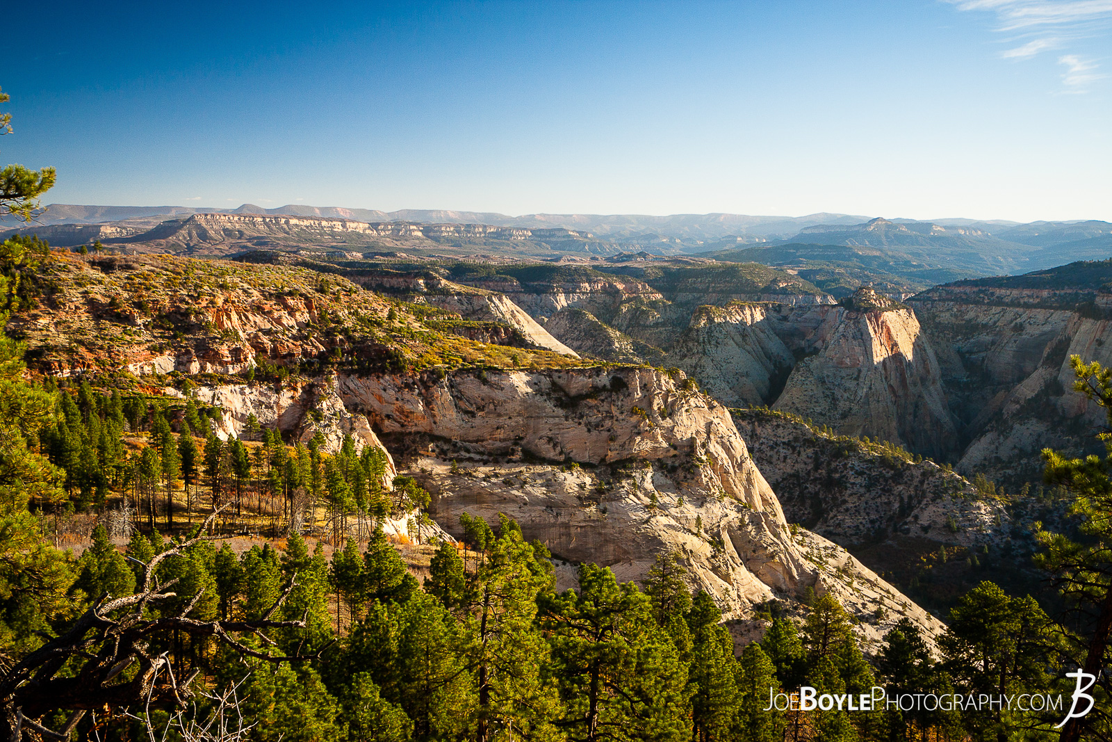  While hiking on the West Rim Trail in Zion National Park my hiking buddy and I were able to see some canyons in the early morning light. This is a photo of some of the canyons and valleys along our way! We spent a few nights hiking this trail to the end of the West Rim Trail. We finished up this leg of the trip hiking Angel's Landing and exited at The Grotto.  Here are some links to more articles and hiking info about the West Rim Trail and hiking trails in Zion National Park and a Map of Zion National Park. 