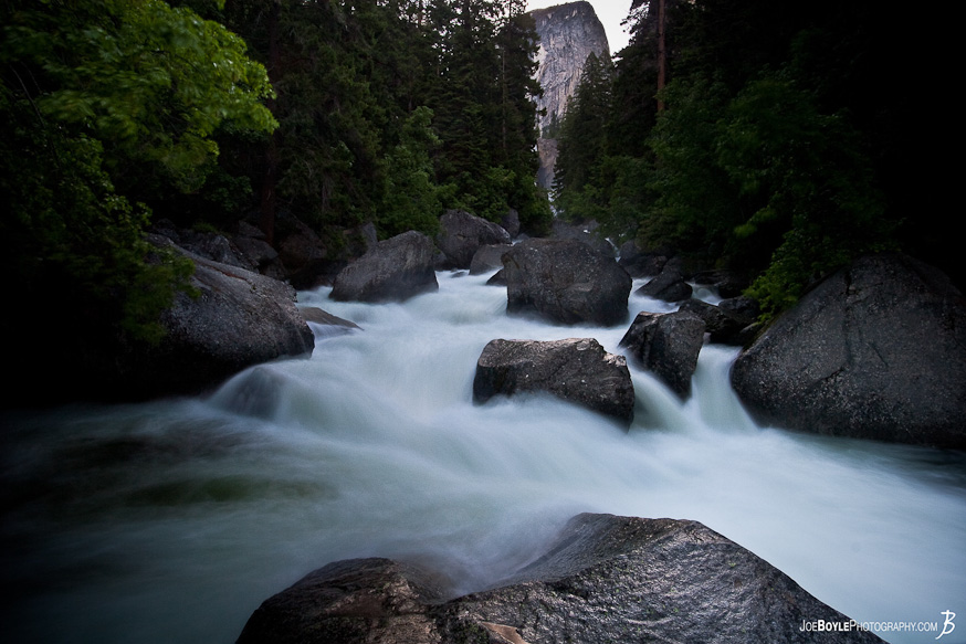 This is a photo of the Merced River after Vernal Falls This is a photo of the Merced River after Vernal Falls