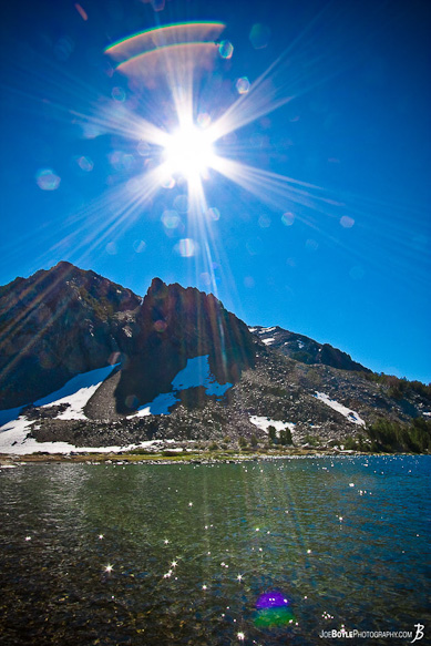 I caught some sun flares when take a picture of this mountain I caught some sun flares when take a picture of this mountain