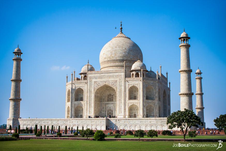 I was on tour with MegaDeth during their 2012 Countdown to Extinction tour. We had a stop over in New Dehli India and we visited the Taj Mahal!
