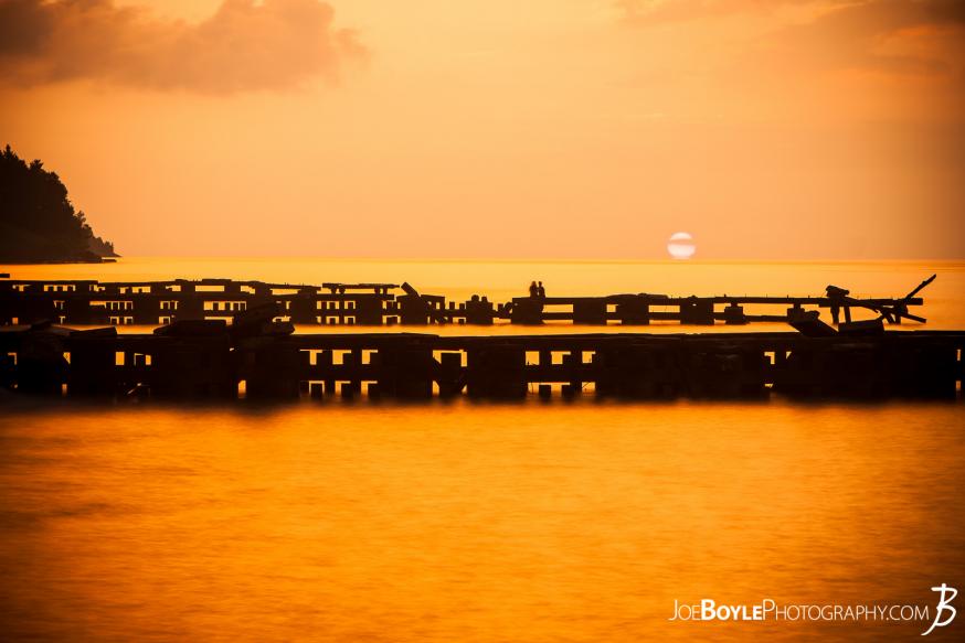 A beautiful sunset off the coast of Lake Erie with a pier in the foreground. This image was capture in Cleveland Ohio, specifically near Edgewater Park. A beautiful sunset off the coast of Lake Erie with a pier in the foreground. This image was capture in Cleveland Ohio, specifically near Edgewater Park.