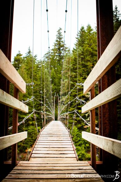 A photo of the neat looking Carbon River Suspension Bridge on the Wonderland Trail. A photo of the neat looking Carbon River Suspension Bridge on the Wonderland Trail.