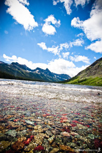 crystal-clear-lake-mountains-blue-sky