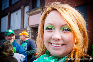 Blog girl at st patricks day